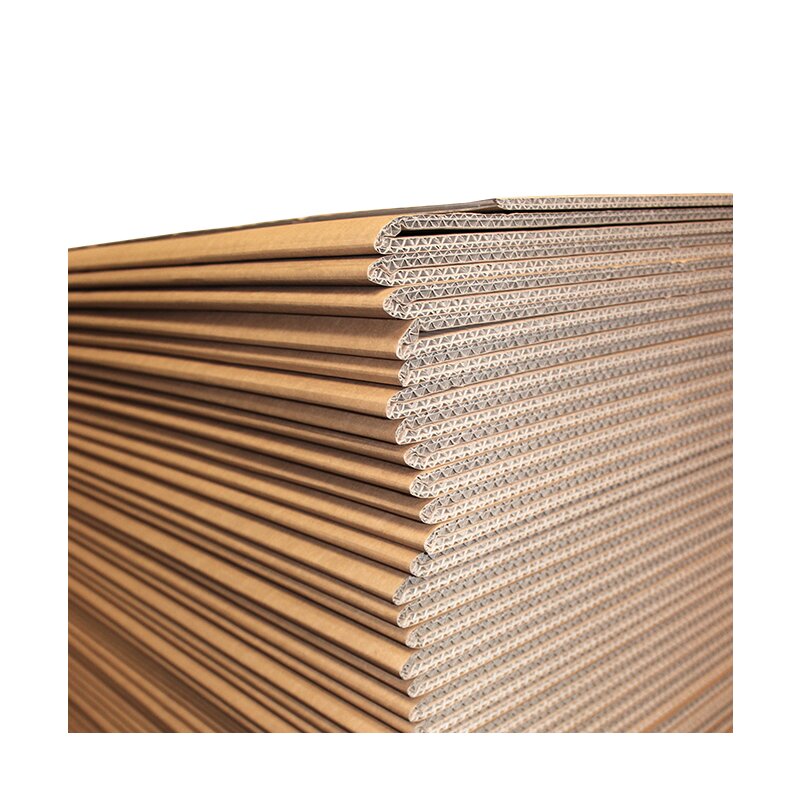 Continuous Corrugated Board 2 Flutes 205 Mm Flute Spacing