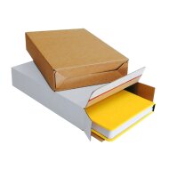 Folding boxes brown with tear-open perforation 240x165x46...