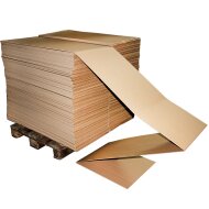 Continuous corrugated cardboard 1 flute 100x100 mm (H x W)