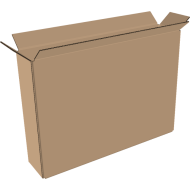 2-wall folding cartons 950x100x550 mm