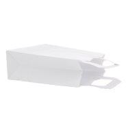 Paper carrier bags 180x80x220 mm|white