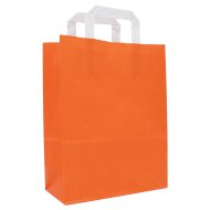 Paper carrier bags 180x80x220 mm|orange