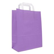 Paper carrier bags 180x80x220 mm|violet