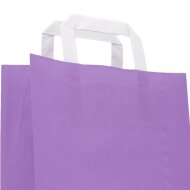 Paper carrier bags 180x80x220 mm|violet