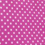 Papiertragetaschen 180x80x220 mm|pink + weiße Punkte