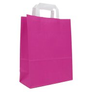 Paper carrier bags 220x100x280 mm|pink