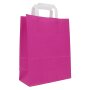 Papiertragetaschen 220x100x280 mm|pink