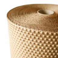 Bubble wrap made of paper two-ply 350mm wide x 100 linear meters brown