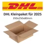 1-wellige Faltkartons 350x250x80 mm DHL Kleinpaket 2025