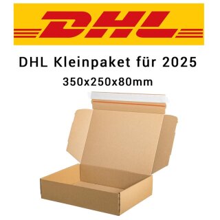 DHL Kleinpakete Modulbox mit SK-Streifen 350x250x80 mm (Außenmaß)