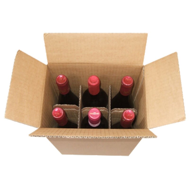 Flaschenkartons BASIC | | Flaschen 235x160x330 6 mm 0,75 L