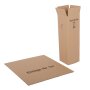 PREMIUM BOXXwell Flaschenversandkartons | 1 Flasche 0,75 - 1 L | 112x112x380 mm