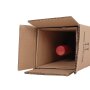 PREMIUM BOXXwell Flaschenversandkartons | 1 Flasche 0,75 - 1 L | 112x112x380 mm