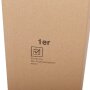 PREMIUM BOXXwell Flaschenversandkartons | 1 Flasche 0,75 - 1 L | 112x112x380 mm